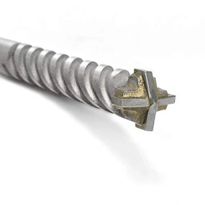 Immagine di Fischer D SDX Punta Trapano 8 Mm Cilindrica A Quattro Taglienti, Per Muro Calcestruzzo E Pietra, Placca Al Carburo Di Tungsteno, Comune Avvitatore Con Attacco Cilindrico, 545694