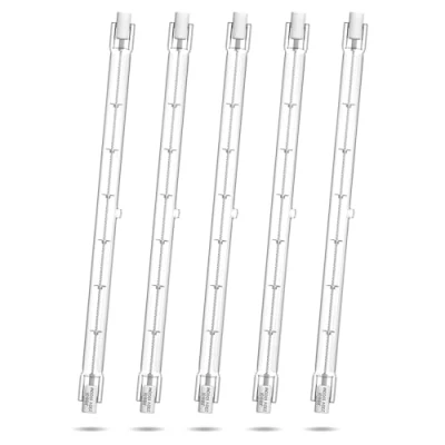 Immagine di CucuGo R7s Lampadina Alogena 189mm 16000 Lumen Lampadine Alogene Sottile 1000W, J189 J Tipo Lineare Doppio End Proiettore Dimmable, Bianco Caldo 3000K Floodlight Lampada, 220 240V