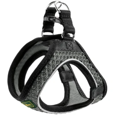 Immagine di HUNTER HILO COMFORT Pettorina per cani di piccola taglia, con materiale a rete ed elementi riflettenti, antracite, XS, 66643