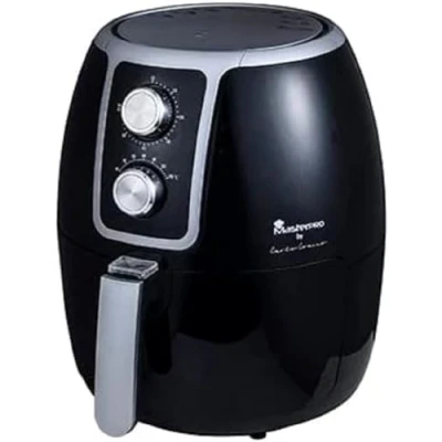 Immagine di MasterPRO by Carlo Cracco Friggitrice senza olio AirFryer di 3,4 L e 1500 W potenza Con timer cestello antiaderente ad aria Risparmio energetico facile pulizia