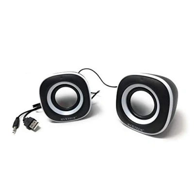 Immagine di Vetrineinrete® Coppia Casse Speaker Wired 10 Watt Altoparlanti per Computer con Attacco USB 2.0 e aux pc Notebook Smartphone mp3 CA SS006 M38