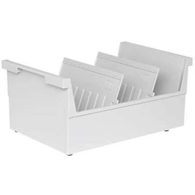 Immagine di Han 966 0 Schedario, per circa 800 schede, formato A6 orizzontale, in legno, 171 x 76 235 mm, colore: Grigio chiaro