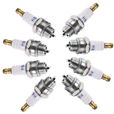 Immagine di Dreld 8 candele L7T, di accensione per motore a 2 tempi, accessorio ricambio motosega, decespugliatore, tosaerba, decespugliatore