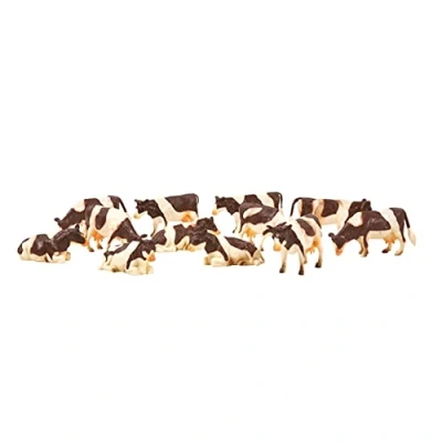 Immagine di Unbekannt Kids Globe 571968 Cows Multi Coloured Flat Standing Pack of 12