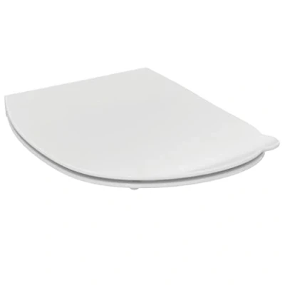 Immagine di Ideal Standard Contour 21, Copriwater con chiusura normale, Copri WC completo per scuole filo parete e sospeso, S453601, Bianco