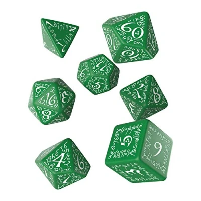 Immagine di Q Workshop Elvish Rpg Full Dice Set, multicolore