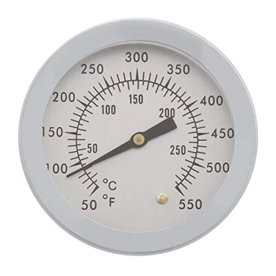 Immagine di VOBOR Grill Termometro Barbecue Doppia Scala manometro analogico Dial Termometro, 50 550 Fumatore