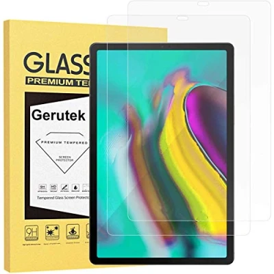 Immagine di Gerutek 2 Pezzi Pellicola Protettiva per Samsung Tab S5e /S6 10.5 Pollici SM T720/T725 &amp; T860/T865 [Vetro temperato][Ultra Trasparente][Anti graffio][Bubble Free][Durezza 9H] Galaxy