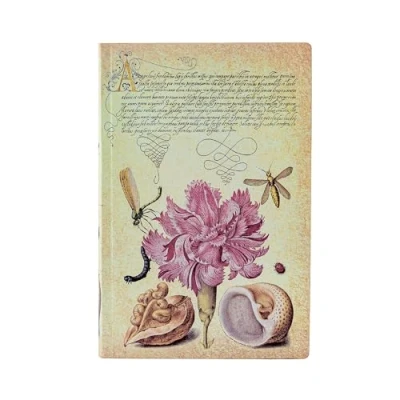 Immagine di Paperblanks Flexi a copertina morbida, Garofano Rosa, Mini, Righe, Chiusura con Fascia Elastica