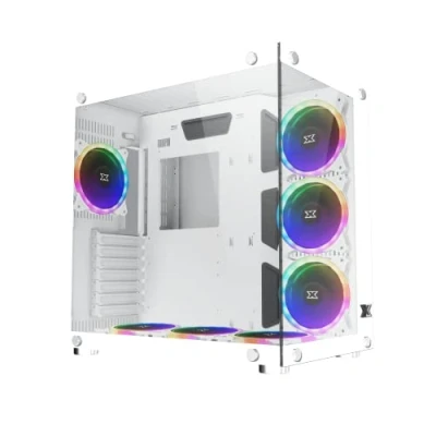 Immagine di Xigmatek PC Gehäuse Aquarius Plus Arcti Midi Tower Case Bianco
