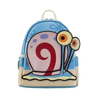 Immagine di Loungefly Spongebob Squarepants Sponge Bob Gary Backpack Esclusiva Amazon Sacchetto Carino da Collezione Idea Regalo Merchandising Ufficiale Uomini e Donne
