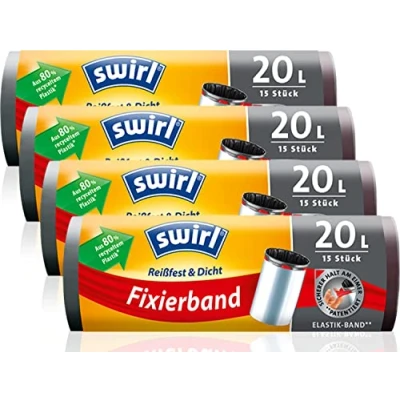 Immagine di Swirl 20 l nastro di fissaggio sacchetti della spazzatura 4 x 15