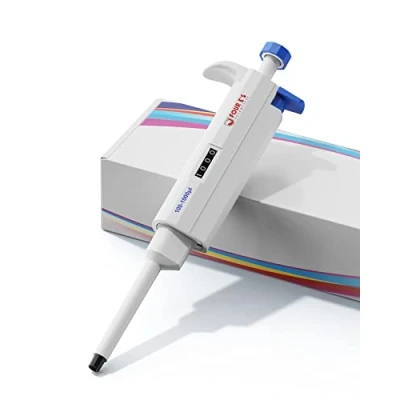 Immagine di 10 1000μL 0,1 1ml Pipettatori monocanale Micropipetta Pipettatore Autoclavabile regolabile per Laboratorio singolo pipetta Attrezzo da