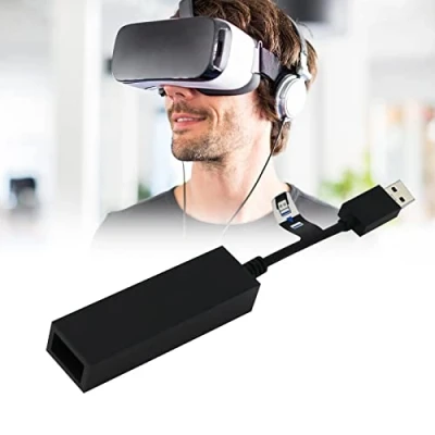 Immagine di Nizirioo Adattatore VR PS4 per PS5 PS PS5, Cavo Compatibile con Console PSVR a Nero