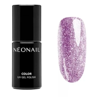 Immagine di NEONAIL Smalto Semipermanente Unghie 7,2 ml Viola Sparkling Flower Smalti Glitter Gel Per UV Led Nail Polish Colori Brillantini