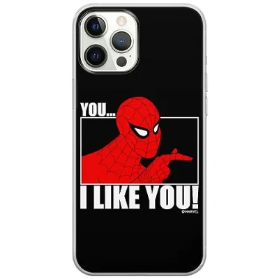 Immagine di ERT GROUP custodia per cellulare Iphone 12/12 PRO originale e con licenza ufficiale Marvel, modello Spider Man 034 adattato in modo ottimale alla forma dello smartphone, TPU