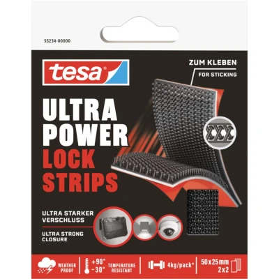 Immagine di tesa Ultra Power Lock Nastro a strappo (L x L) 50 mm 25 2 Paio/a