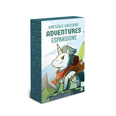 Immagine di Asmodee Unstable Unicorns: Adventures, Espansione del Gioco di Carte, Edizione in Italiano, 8576