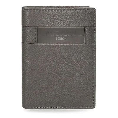 Immagine di Pepe Jeans Checkbox Portafogli e in Pelle bovina, Nero, Marrone, Blu grigio, Taglia unica, Portfolio verticale
