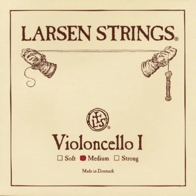Immagine di LARSEN STRINGS Corde per violoncello originali A Acciaio Medio