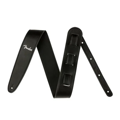 Immagine di Fender, 099.0647.000, VEGAN LEATHER STRAP Tracolla in pelle per chitarra, Larghezza 6.3cm, Colore NERO