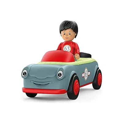 Immagine di Toddys by siku 0106, Olli Oldy, Veicolo a 3 parti Con luci e suoni, Componibile, figurina mobile, Motore frizione di qualità, Grigioverde/Rosso/Verde chiaro, Dai 12 mesi in su