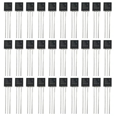 Immagine di 50Pcs TL431A Shunt Regolatore da 1 mA a 100 di tensione Transistor regolabile tre terminali