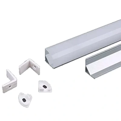 Immagine di V TAC Profilo in Alluminio Angolare per Strip LED, Bianco