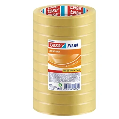 Immagine di tesa 57388 00001 01 Nastro adesivo tesafilm Standard Trasparente (L x L) 66 m 15 mm 10 pz.