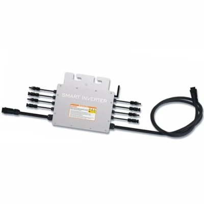 Immagine di PMSUN Micro inverter accoppiato a rete da 1200W,con comunicazione WiFi,impermeabile,MPPT impilabile,DC30 60V, ingresso solare AC220V,uscita sinusoidale pura per moduli fotovoltaici 30V 36V
