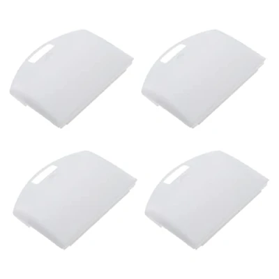Immagine di eMagTech 4 pezzi copribatteria di ricambio per batteria cover posteriore compatibile con Sony PSP serie 1000 accessori console in plastica bianco