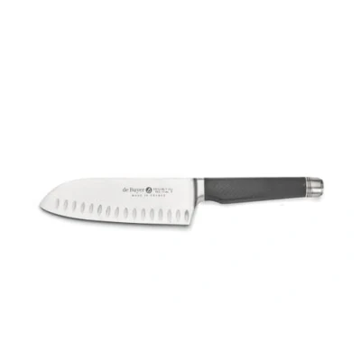 Immagine di DE BUYER Coltello santoku, Lama, 4281.17, Inossidabile, Nero/Acciaio, Lunghezza 17 cm