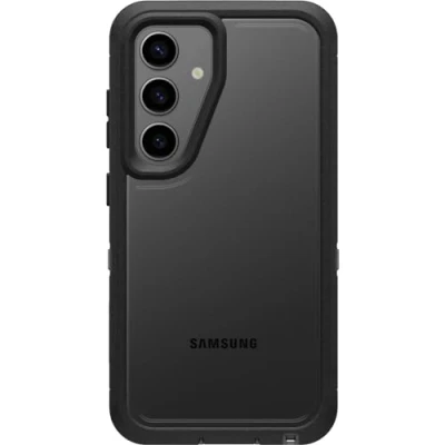 Immagine di OtterBox Novelists Defender Series XT Custodia trasparente Dark Side (nero/trasparente), senza schermo, robusta, si aggancia a MagSafe, cordino di fissaggio