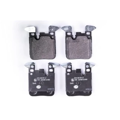 Immagine di HELLA 8DB 355 021 611 Kit pastiglie freno Predisposto per contatto segnalazione usura con contrappesi BMW: 3 Sedan, 2 Coupe, 4 Coupe