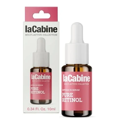 Immagine di laCabine Pure Retinol Siero 10 ml Migliorare la texture della pelle, attenuando le rughe e uniformando il tono pelle Altamente Concentrata con Retinolo puro incapsulato ed estratto di mora