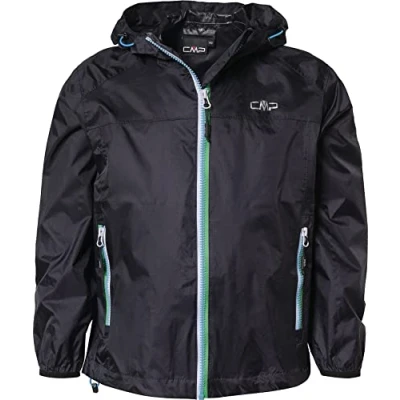 Immagine di CMP Giacca Pioggia In Poliestere Antistrappo Da Bambini, Unisex Bambini e ragazzi, Antracite, 152