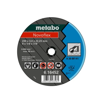 Immagine di METABO 616452000 Mola per troncare, Rettificatore ad angolo 230 3 6600