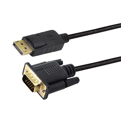 Immagine di DP auf VGA,Adattatore da DisplayPort a VGA Connettore maschio 1080p per monitor, desktop, laptop, PC, HDTV e altro