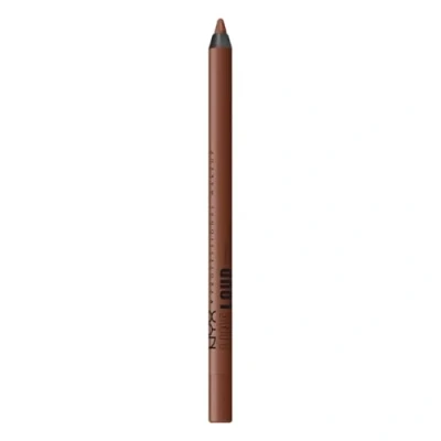 Immagine di NYX Professional Makeup Matita Labbra Waterproof, Colore Pieno e Finish Matte, No Transfer, Per Morbide Perfette, Con Olio di Jojoba Vitamina E, Line Loud, Tonalità: Equivalent