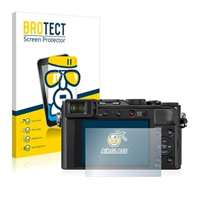 Immagine di brotect Pellicola Protettiva Vetro per Panasonic Lumix DC LX100 II Protezione Schermo [Durezza Estrema 9H, Chiaro]