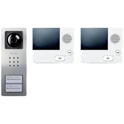 Immagine di Siedle SET CVB 850 2 E/W Citofono Argento, Bianco