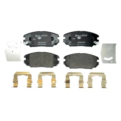 Immagine di HELLA 8DB 355 024 891 Kit pastiglie freno con segnalatore acustico usura accessori HYUNDAI: Tucson