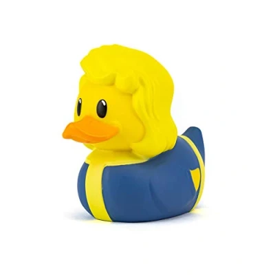 Immagine di TUBBZ Boxed Edition Vault Girl Statuetta di anatra in gomma vinilica da collezione Merchandise ufficiale Fallout Thriller TV e videogiochi