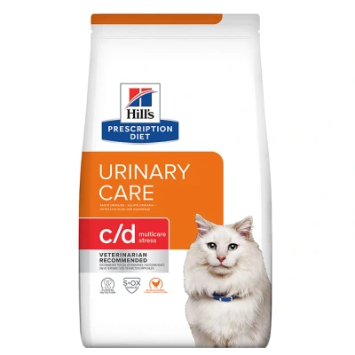 Immagine di Hill&#039;s Prescription Diet c/d Multicare Stress Urinary secco gatto Pollo Set %: 2 x 12 kg