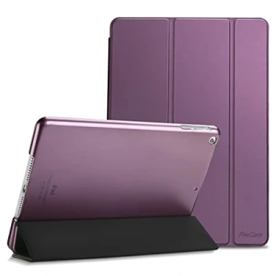 Immagine di Smart Cover per iPad Mini 1 2 3, ProCase Custodia Ultra Sottile Leggero, Support Auto Sveglia/Sonno,con Retro Smerigliato Semi trasparente 7.9&quot; 1, 2, 3 Viola