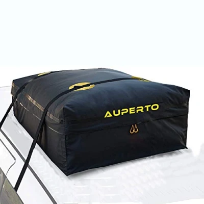 Immagine di Borsa impermeabile per tettuccio auto, 425 litri, con 2 cinghie extra resistenti, adatta a tutte le auto