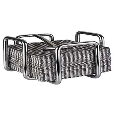 Immagine di Portatovaglioli APS &quot;Hero&quot;, acciaio inossidabile Portatovaglioli, supporto per circa 65 tovaglioli da cocktail, incl. pesi, 14,5 x cm, altezza 10 cm