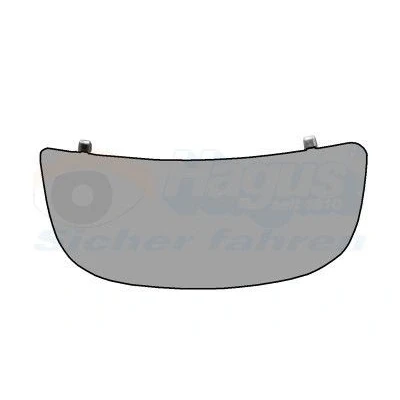 Immagine di VAN WEZEL 4394833 Vetro Specchio Retrovisore Sx Sezione inferiore RENAULT: TRAFIC 2 Kasten, Bus, OPEL: Vivaro A Van, Combi