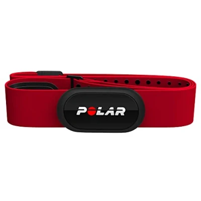Immagine di Polar H10, Sensore di Frequenza Cardiaca Toracico, Unisex, con Trasmissione Ant+ e Bluetooth, Memoria Interna, Impermeabile, Elastico Comodo Stabile, Rosso, M XXL, H10