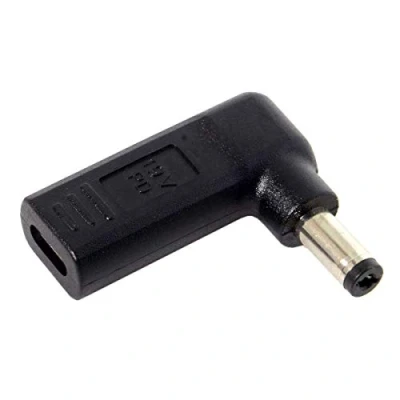 Immagine di chenyang CY USB 3.1 Type C to DC 5.5 2.1mm Adapter Emulator Trigger 90 Degree Angled